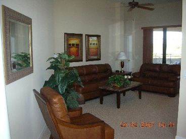 Living room with 42\