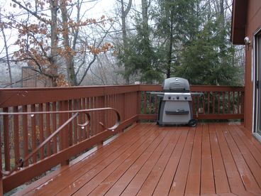 Gas Grill on the Big Porch
