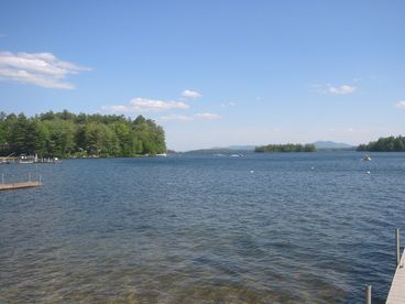 View of Lake Winnipesaukee from our place.