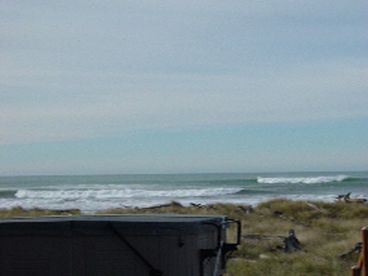 Oceanfront hot tub