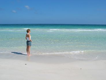 the beach