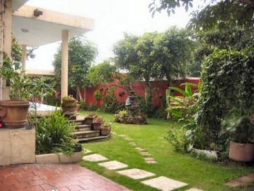 Shared yard and swimming pool. Volcano view from your balcony 