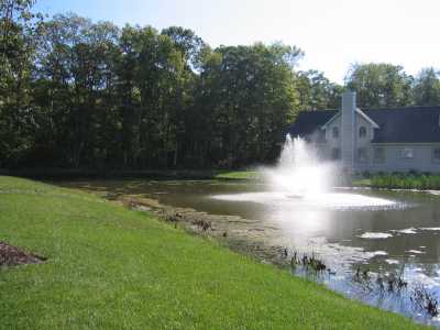 Fronts on Pond, You may fish in the pond but all fish must be returned to the pond.