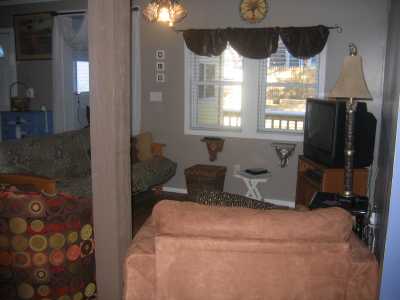 Living Room w/ Color TV & DVD Player
