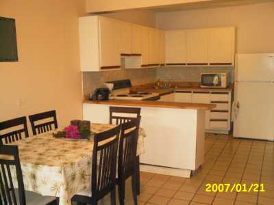 Totally equipped kitchen with pans & utensils