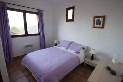 Upstairs bedroom with sea views