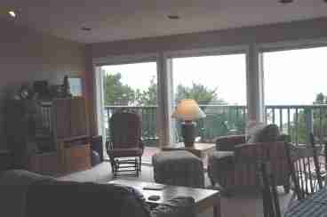 Great Room offers awesome Views.  Wet Bar, plenty of seating, Cable TV with DVD/VCR and  Stereo complete this spacious room.
