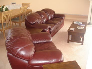 livingroom and dining area