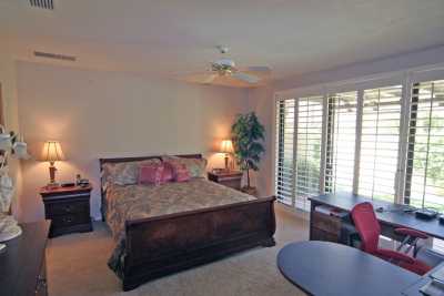 Large Master Bedroom with desk with cable modem for computer hookup.  Large master bath with jetted tub and walk in closet.