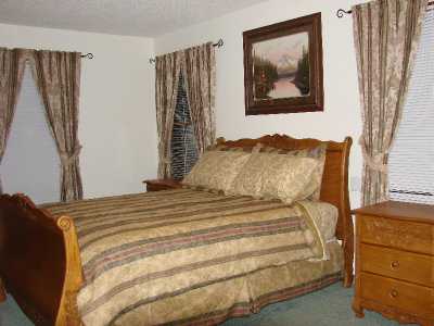 Oak Sleigh Bed