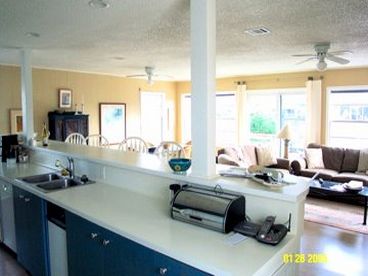 Main house kitchen/ dining view