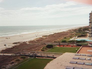 View of the Beach from Your Sixth Floor Balconey