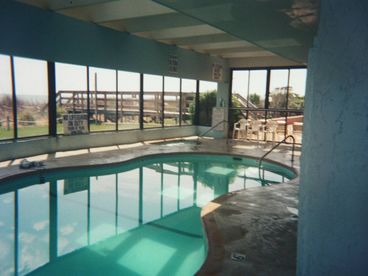Heated indoor pool. There is also a hot tub within the enclosed pool area