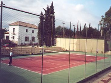 tennis courts