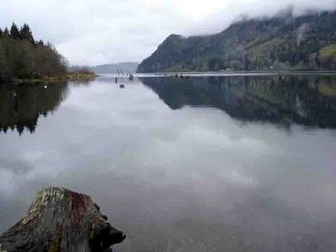 Lake Whatcom in the early morning.
