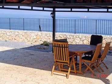 Covered Pergola by Pool