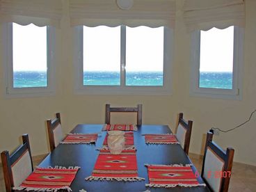 Dining in Bay Window
