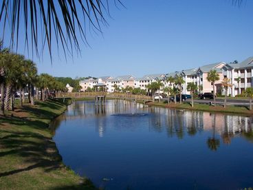 Scenic Pond in center of Condo complex