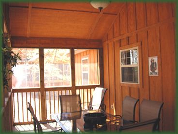 Screened deck