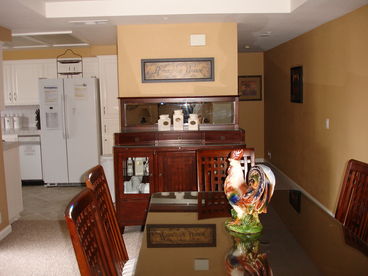 Dining area, seating for 6.  Additional seating for 4 just steps away in the breakfast nook/card room area