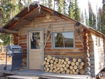 Eagles Nest Cabin, sleeps 3, double bed with split bunks above.   See web site to view interior.