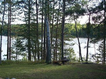 Lake view from cabin
