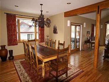 Dinning Room Seating for eight (8). 