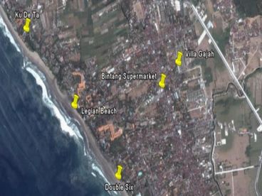 Google Earth satellite image of location