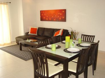 Livingroom, Dining, & Entertainment area