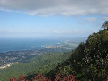 Mountain top view of the North Coast