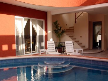 Pool and Entrance to Right
