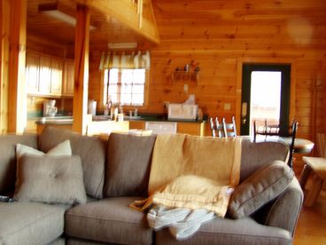 Open kitchen and family room