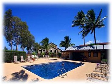 One of the two relaxing pools at the Villas.
