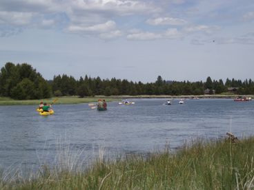 The Deschutes River is within walking distance of our condo.  Go fishing from the bank, canoeing, rafting, kayaking.  Rentals are available at the dock.