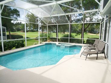 Large Pool and Spa with a great view and sunsets