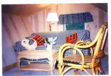 Sitting, sleeping area