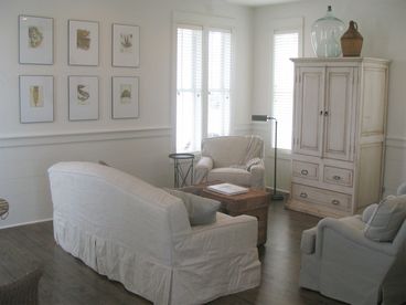 1 of 2 living rooms with surround sound