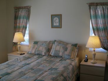 Partial View of Master Bedroom (Queen size bed)