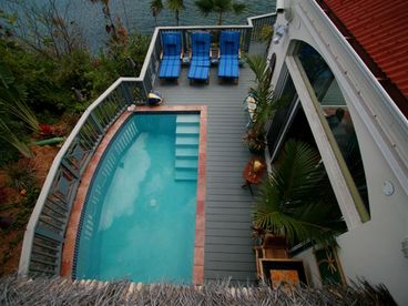 Pool with Teak Loungers