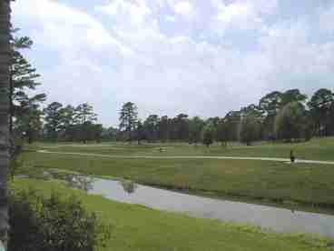 Beautiful view of the 4th tee of Myrtlewood Golf Club.