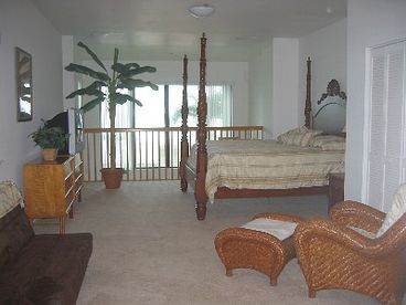 Master bedroom with California King Bed