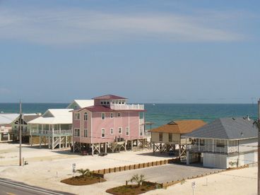 East view from deck