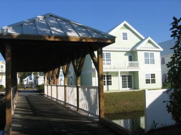 Take the Covered bridge out your back door and follow to the beach!