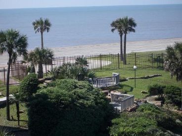 Beach view from balcony