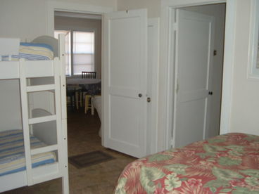 Guest bedroom with Full and Bunk