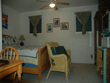 Front toward back view