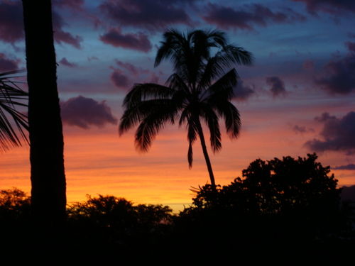 Sunset View From Lanai