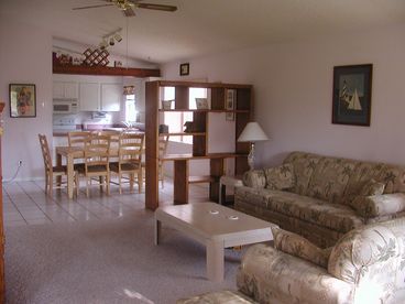 Living room -view of dining room