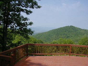 Corner of deck and view