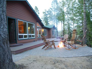 Back of house and Fire Pit